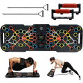 Miniatyrbillede 1 af 5: 41 i 1 Push Up Bodybuilding Push Up Board med håndtag Smart Meter＆Foldbar modstandsbånd Board og Fitness Machine System Muskeltræningsudstyr