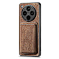 Pikkukuva 3 / 5: Retro-nahka + TPU-puhelinkotelo irrotettavalla korttipaikalla Oppo Find X8 Pro 5G -puhelimelle Brown