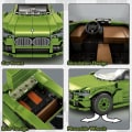 Miniatyrbild 2 av 5: Byggset för bilar för pojkar 8-12 år, Super Cars Building Block Toys, Speed Racing Cars Kit att bygga