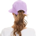 Miniatyrbilde 5 av 5: Solhatter for kvinner UV-beskyttelse bred brem 2 i 1 avtakbar visir sommer strandhatt kvinner pakkbar golfhatt