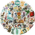 Miniatyrbillede 3 af 5: The Legend of Zelda Tears of The Kingdom-spilklistermærker, 50 stk. vinyl-vandtætte klistermærker til bærbar computer, kofanger, skateboard (The Legend)Mærke: MINRAIN