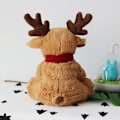 Miniatyrbillede 2 af 5: Juleplys Elg Legetøj, Rensdyr Plys Legetøj Jul Udstoppet Dyr Hjortedukke Legetøj Blød Plys Dukke Dyr Legetøj Elg Blød Plys Legetøj til Jul (29cm)