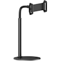 Miniatyrbillede 1 af 5: Multifunktion 360 graders rotation 4-10,6 tommer tablet PC stativ/mobiltelefonholder metal base universal foldbar doven tablet support (farve: D)