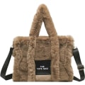 Miniatyrbild 1 av 5: Toteväska för kvinnor, canvas/läder tote väska crossbody väskor med dragkedja robust handväska för skola, resor