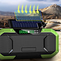 Miniatyrbillede 4 af 5: Urværk Radio med Solar Telefon, Generator, IPX6 Vandtæt, LED Lommelygte, Udendørs Nødradio, Rejse, Vandring