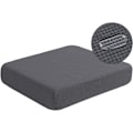 Miniatyrbillede 1 af 5: Vandtæt sofa pudebetræk jacquard høj elasticitet, til stue, vaskbart sofa sæde sofa betræk, 1 sæde sæt (sædehynde, grå)