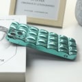 Miniatyrbilde 3 av 5: for iPhone 14 Pro Max Etui Søt Grønn 3D Rutete Bling Estetisk Myk TPU Støtsikker Telefondeksel for Kvinner Tenåringsjenter Barn Jenter - 6,7 Tommer