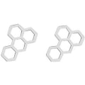 Miniatyrbillede 1 af 5: Heyone Simple Hexagon Honeycomb Øreringe Bee Hive Stud Øreringe til Piger