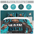 Miniatyrbild 5 av 5: c724 WWE 2 Bädd Täcke Örngott Mikrofiber Sängkläder Lätta 3-delars Täcke Set, 1 Täcke Örngott Och 2 Örngott för Barn ee724 135x200cm 53x78in