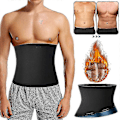 Miniatyrbillede 1 af 3: Maveformindsker Sauna Bælte til Mænd Fitness Bælte Taljetræner L-XL