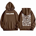 Miniatyrbillede 1 af 5: Wallows Hoodie Wallows Musik Hoodie Wallows Merchandise Rock Musik Hoodie Unisex Pullover Toppe Streetwear brown S