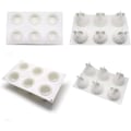 Miniatyrbillede 5 af 5: Mousse kageform silikone bageforme til kager - 3D bageform DIY dessertform