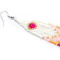 Miniatyrbillede 3 af 5: Heyone Lange Perle Frynser Øreringe \2013 Store Boheme Native Statement Perle Dangle Øreringe til Kvinder, Store Boho Statement Håndlavede