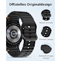 Miniatyrbild 3 av 8: SimpleThings Sport Silikonarmband utan mellanrum för Samsung Galaxy Watch 7/6/5/4 Pink Watch7/FE/6/5/5Pro/4