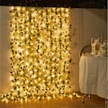 Miniatyrbild 3 av 5: Utomhuslampor Sol Ivy Fairy String Lights Konstgjorda Glaslampor Garland Grön Feam Vine Utomhusljus -10M 100leds