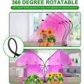 Miniatyrbillede 4 af 5: 10 dæmpbare niveauer Grolys til indendørs planter, Full Spectrum LED Grolys med stativ, højdejusterbar Gro(med 3 tilstands timingfunktion)