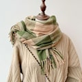 Miniatyrbillede 2 af 5: Dame Vinterhalstørklæde Cashmere Feel Pashmina Sjal Wraps Bløde Varme Tæppe Halstørklæder til Kvinder BX11