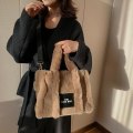Miniatyrbild 2 av 5: Toteväska för kvinnor, canvas/läder tote väska crossbody väskor med dragkedja robust handväska för skola, resor