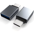 Miniatyrbillede 3 af 5: USB C til USB 3.0 Adapter (2-pak), Til USB Adapter Højhastigheds Dataoverførsel (OTG) USB Hun til USB C Han Bærbar, Grå