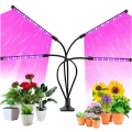 Miniatyrbillede 1 af 5: 10 dæmpbare niveauer Grolys til indendørs planter, Full Spectrum LED Grolys med stativ, højdejusterbar Gro(med 3 tilstands timingfunktion)