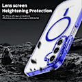 Miniatyrbild 4 av 5: Skal för Samsung Galaxy A16 4G 5G Kompatibelt med MagSafe TPU PC Transparent Telefonskal - Grön Multicolor Blue