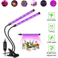 Miniatyrbillede 5 af 5: 10 dæmpbare niveauer Grolys til indendørs planter, Full Spectrum LED Grolys med stativ, højdejusterbar Gro(med 3 tilstands timingfunktion)