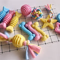 Miniatyrbillede 3 af 3: Legetøj til kæledyr, tyggelegetøj til hund, der renser tænder, gummi, til små hunde