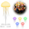 Pikkukuva 1 / 8: LED Meduusalvalo, RGB Gradientti Meduusalvalo Ääniohjauksella ja Älykkäillä Lonkeroilla Kotiin, Toimistoon