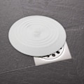 Miniatyrbillede 5 af 5: Badeprop i silikone, køkkenvaskprop, 15,3 cm i diameter, til køkkener, badeværelser og vaskerum, universel afløbspropper (1 stk., hvid)