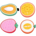 Miniatyrbild 1 av 5: 4-pack badsvampar skumbadsvamp söt fruktform barn