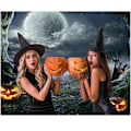 Pikkukuva 4 / 5: Halloween-tausta valokuvaukseen Kauhuelokuvan tausta Pelottava kurpitsa Kuutausta Juhlan koristeluun Studiotarvikkeet 11897 (8x6FT)