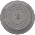 Miniatyrbilde 1 av 5: Badepropper Silikonsinkpropp Kjøkkenvaskpropp 15,3 cm Diameter for Kjøkken, Baderom og Vaskeri Universal Avløpsstopper (1 stk, Grå)