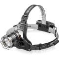 Miniatyrbillede 1 af 5: Genopladelig LED-hovedlampe, superlys 50.000 lumen 4 LED-tilstande, sensor og rødt lys, USB-genopladelig 5200 mAh