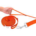 Miniatyrbillede 2 af 5: Hvalpe Lydighed Tilbagekaldelses Træning Lang Hundeline - 20 fod 30 fod 50 fod 15 fod Lang,Camping50 Fod (Pakke med 1)Orange