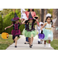 Miniatyrbillede 5 af 5: 2 stk. Halloween Trick or Treat-tasker til børn slik-gags store genanvendelige græskar tasker tote tasker lærredstaske til trick