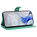 Miniatyrbilde 4 av 5: For vivo S19 5G/V40 5G Deksel Lommebok Flip Støtsikker Blomster Sommerfugl Lær Telefon Deksel Multicolor Style E