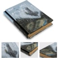 Miniatyrbillede 3 af 5: 3D Relief Notebook Journal Writing Embossed Notebook Journal Handmade Daily Notepad Antique Travel Diary(7.3\" x 5.1\" (Blå-slot)