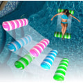 Miniatyrbild 1 av 5: 3-pack uppblåsbara poolflottörer för vuxna, 4-i-1 multifunktionella flottörer för simbassäng, poolflottar, solstolar, flytande