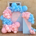 Miniatyrbillede 4 af 5: Pastel lyserøde balloner - 100 stk. 5/12/18 tommer lyserøde balloner Heliumkvalitet Latexballoner Som fødselsdagsfestballoner/graduering
