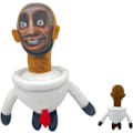Miniatyrbillede 3 af 5: Skibidi Toilet Toy Plush, Cameraman Plush, Speakerman Plush. Sjovt og lunefuldt trio: Cameraman Plush, Skibidi Toilet Toy Plush