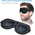 Miniatyrbild 4 av 5: Sömnbindlar för sidosovare 3-pack, 100 % mörkläggande 3D-ögonmask för sömn, nattmask för män och kvinnor