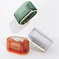 Miniatyrbillede 4 af 5: Husholdningsvævsæske Transparent Desktop Tissue Box Pumpepapir Opbevaringsboks Stue Spisestue Sofabord Dekoration