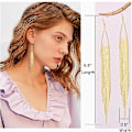 Miniatyrbillede 3 af 5: Rhinestone Solsikke Brosche Pin Vintage Guld Gul Elegant Pin Dame Multipurpose Brosche Halskæde
