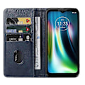 Pikkukuva 3 / 4: Nahkakotelo Motorola Moto Defy 2021 -puhelimelle Blue