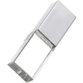 Miniatyrbild 4 av 4: 16 GB helt ny kristalltransparent rektangulär äkta USB 3.0 flash-enhet silver