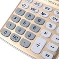 Miniatyrbillede 4 af 5: Standard Funktion Desktop Lommeregner, Solbatteri Dobbelt Strømforsyning Med 12 Cifret Stort Lcd Display Grundlæggende Regningsmaskine