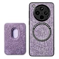 Pikkukuva 2 / 5: Retro-nahka + TPU-puhelinkotelo irrotettavalla korttipaikalla Oppo Find X8 Pro 5G -puhelimelle Purple