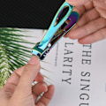 Miniatyrbild 3 av 5: 3-delad professionell nagelklippare set färgglada nagelklippare i rostfritt stål nagelklippare nagelfilar nagelsax