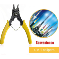 Miniatyrbild 3 av 5: Låsringsavdragare 4-i-1 Multifunktionell Auto-lås Snap Ring Avtagare Intern Extern Ring Remover Låsringsavdragare