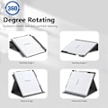 Miniatyrbild 5 av 5: Fodral för ReMarkable 2 Roterande Ställ PC PU Läder E-läsare Skydd med Pennhållare - Multicolor Grey